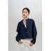 Denim Button Up Loose Bomber Jacket